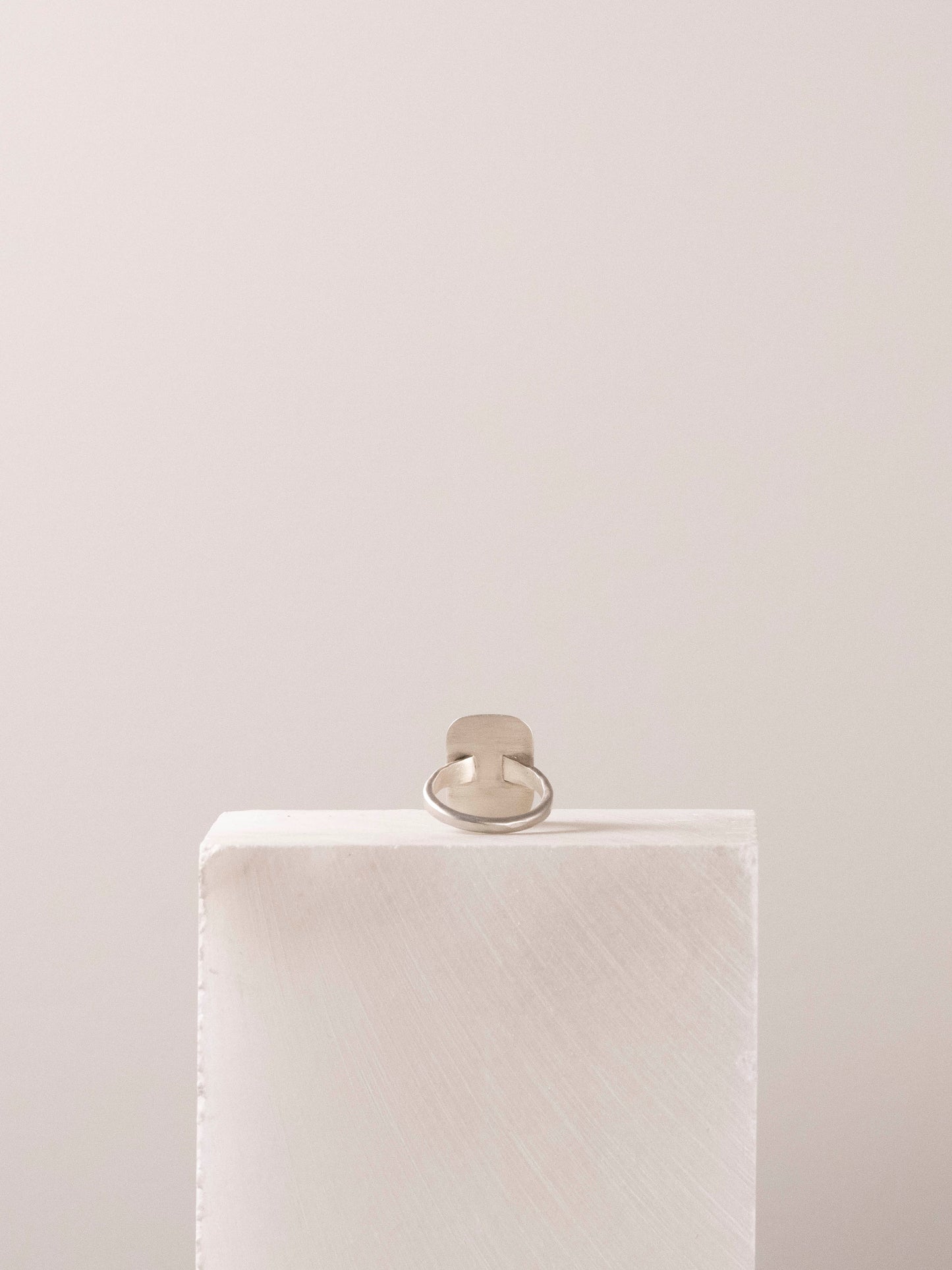Silver and Jade Ring