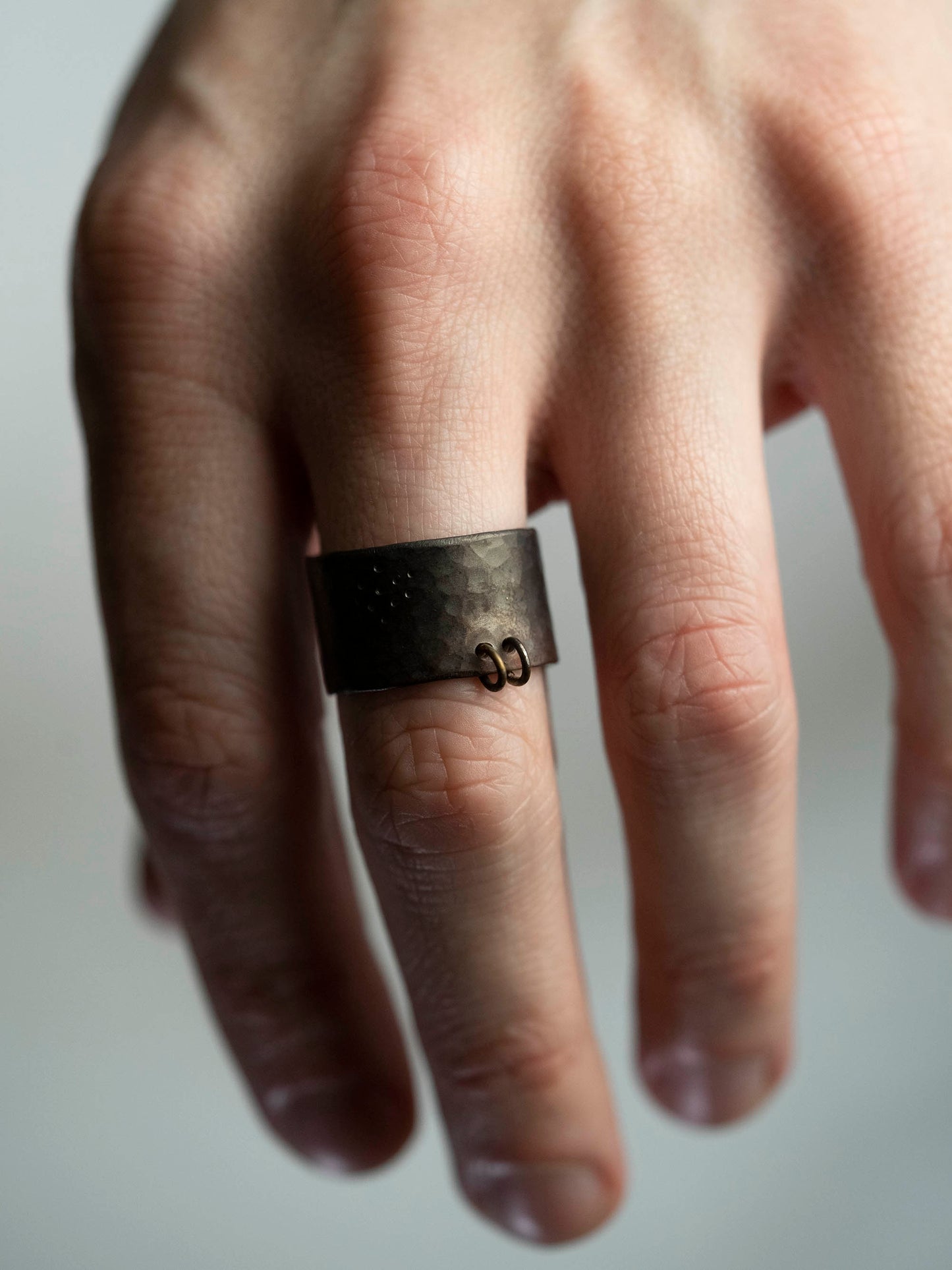 Copper Pierced Ring